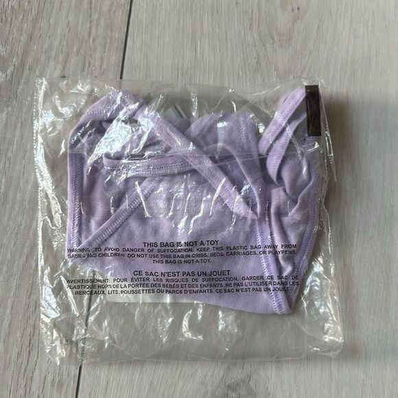 Victoria’s Secret PINK Cotton V-String Panty purple size XL NWT in packaging‎ - Picture 5 of 5